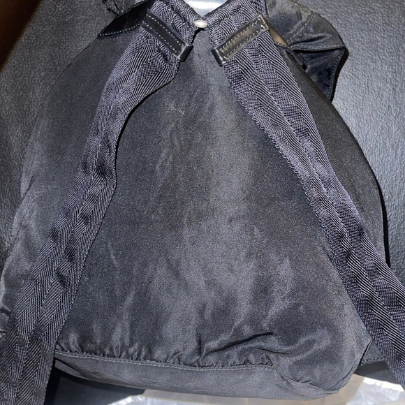 Black Vintage Prada Tessuto Nylon Backpack Unisex (Small Size) w/ AD COA main image 9